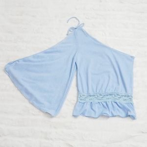 ⭐ 3/$15 ⭐ Light blue one shoulder top